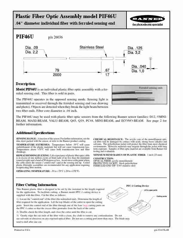 Banner Home Safety Product PIF46U-page_pdf